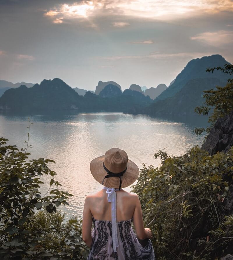 Belleza de la bahía de Halong