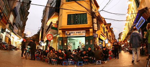 El casco antiguo de Hanoi