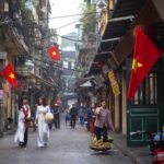 La antigua ciudad de Hanoi