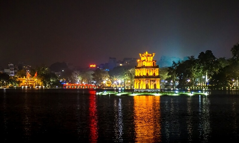 Thap Rua en Hoan Kiem Hanoi