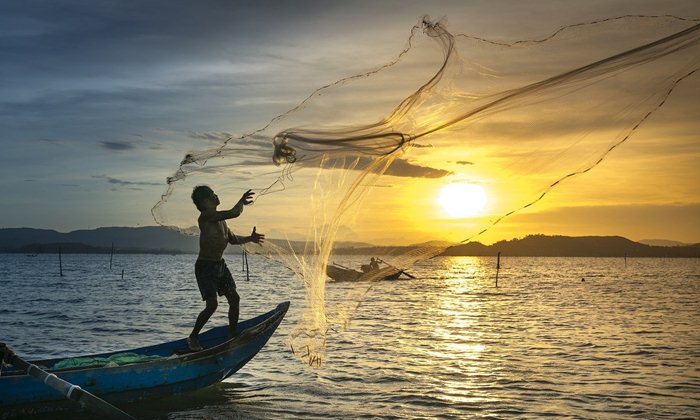 Los pueblos pesqueros en Vietnam