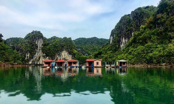 Pueblo flotante de Vung Vieng